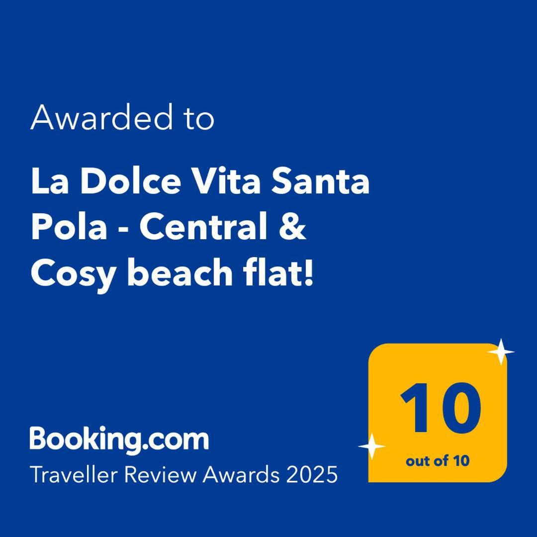 La Dolce Vita Santa Pola - Central & Cosy Beach Flat! Luaran gambar